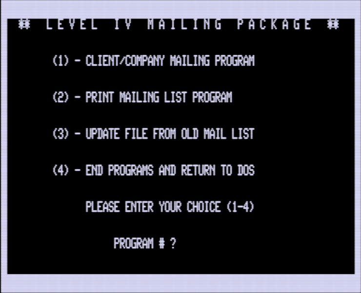 Screen shot